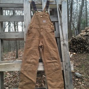 Carhartt overalls youth size large